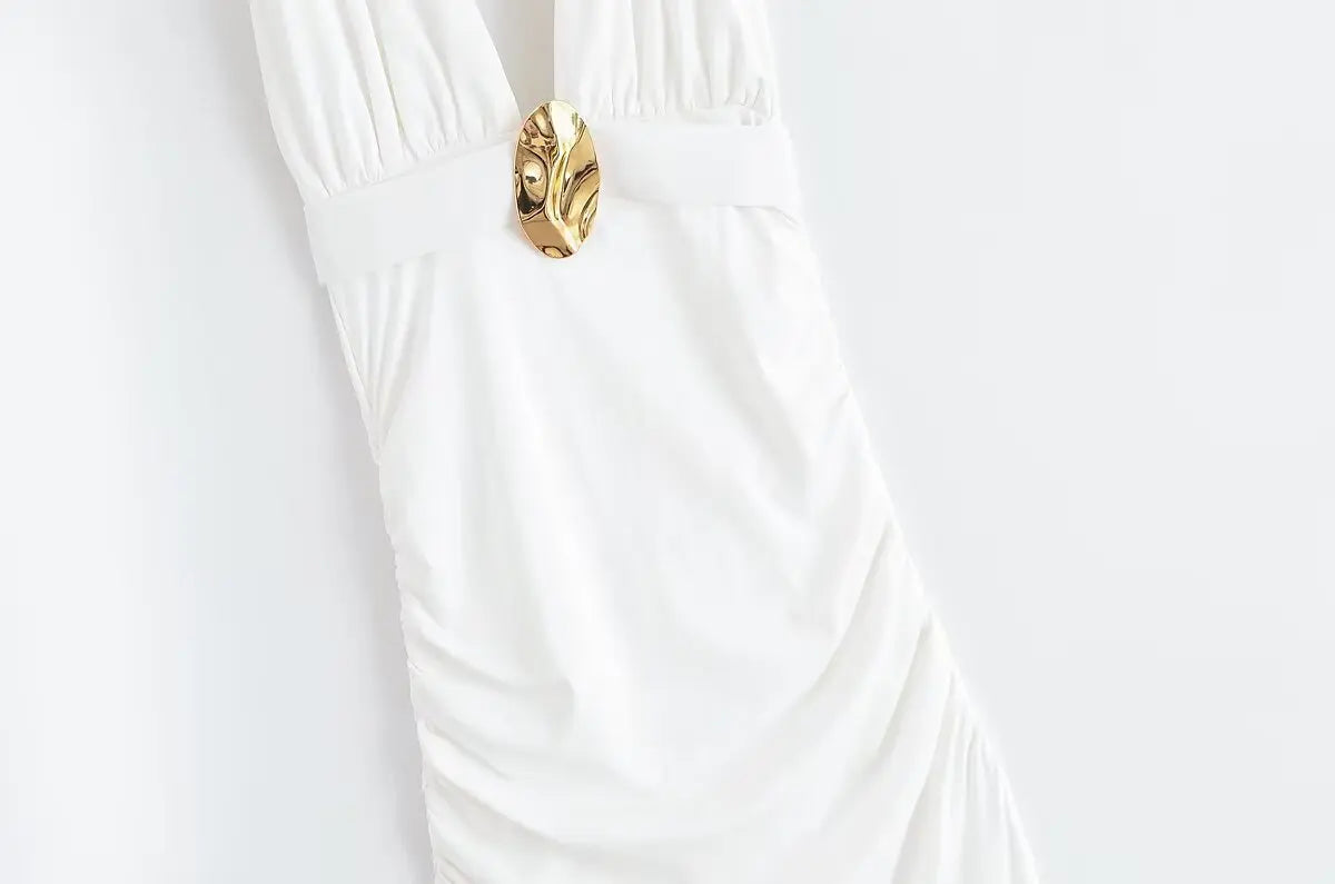 V-neck Maxi Dress