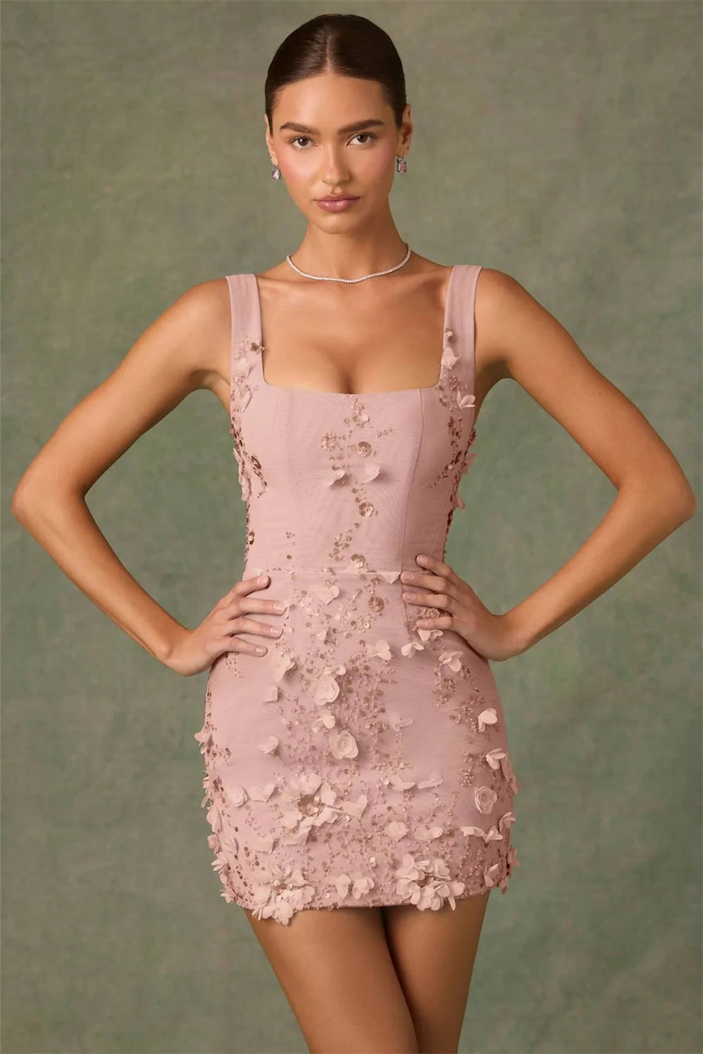 Pink Flower Dress