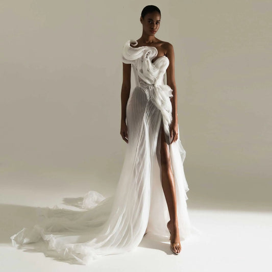 Pleated Evening Dress