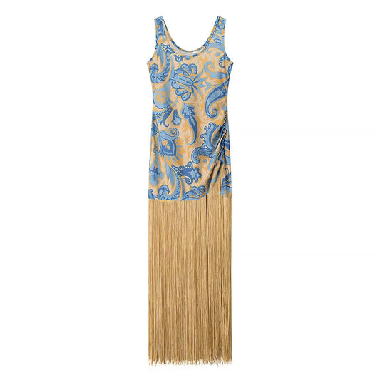 Tassel suspender dress