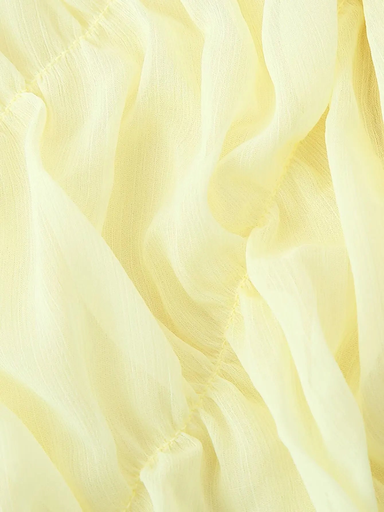 pleated long-sleeved dress