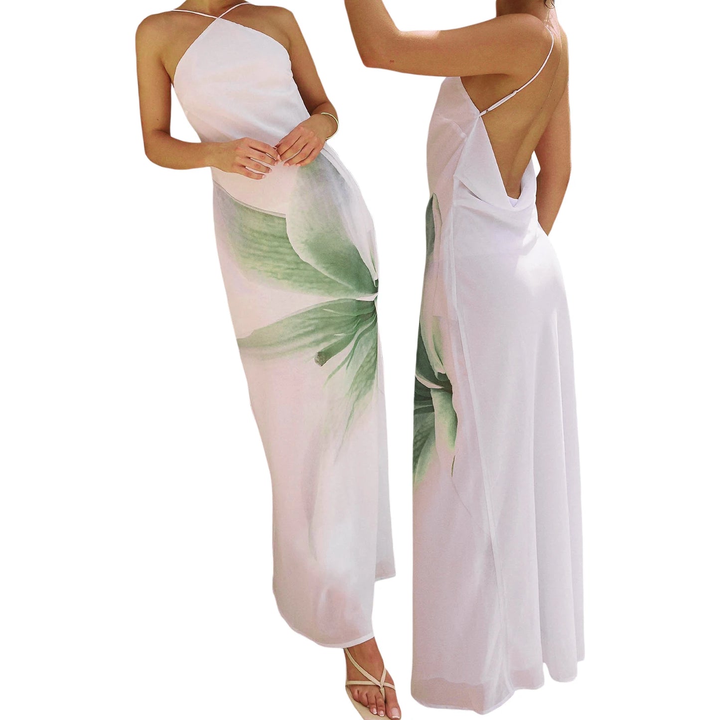 Flower Party Long Dress