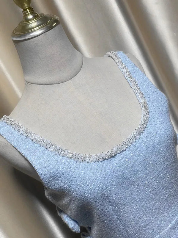 Diamonds Tweed Tank Dress