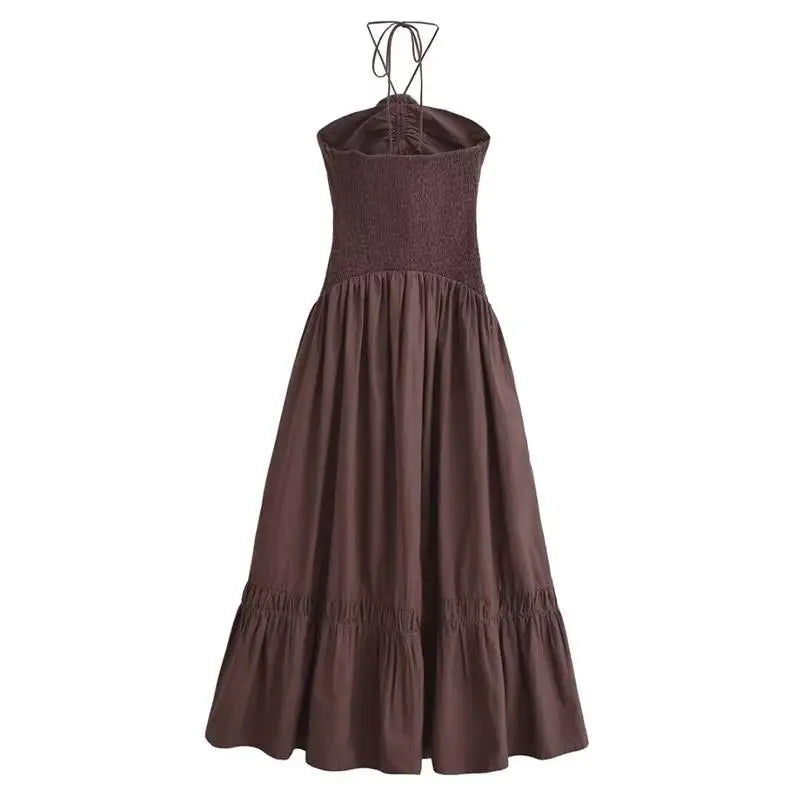 Brownish Maxi Dress