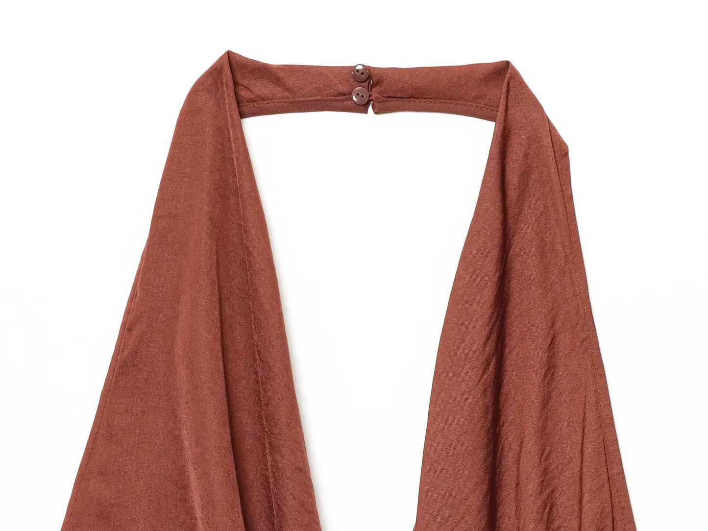 Slim Hanging Neck Mini Dress