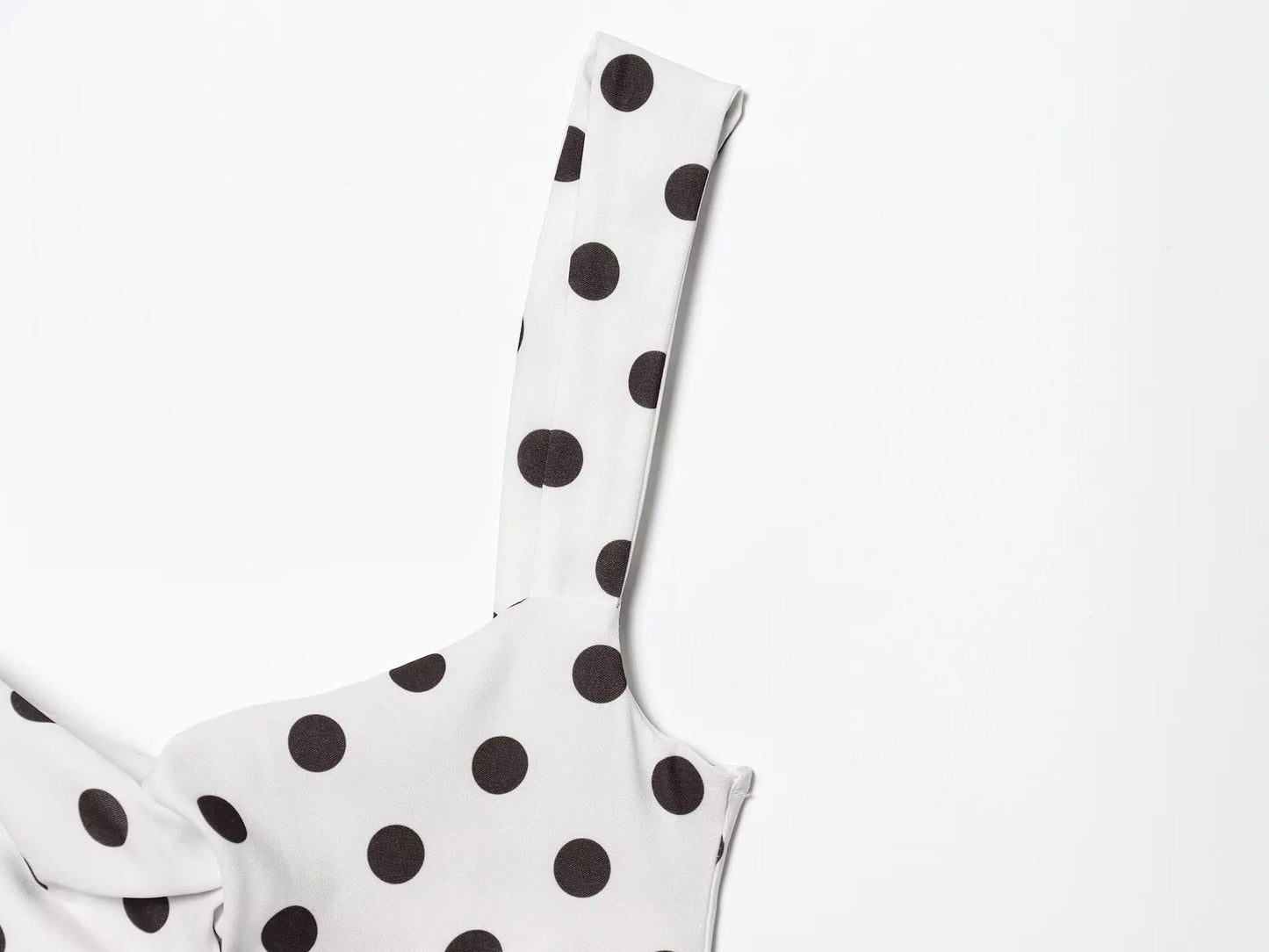 Retro chic polka dot mini dress
