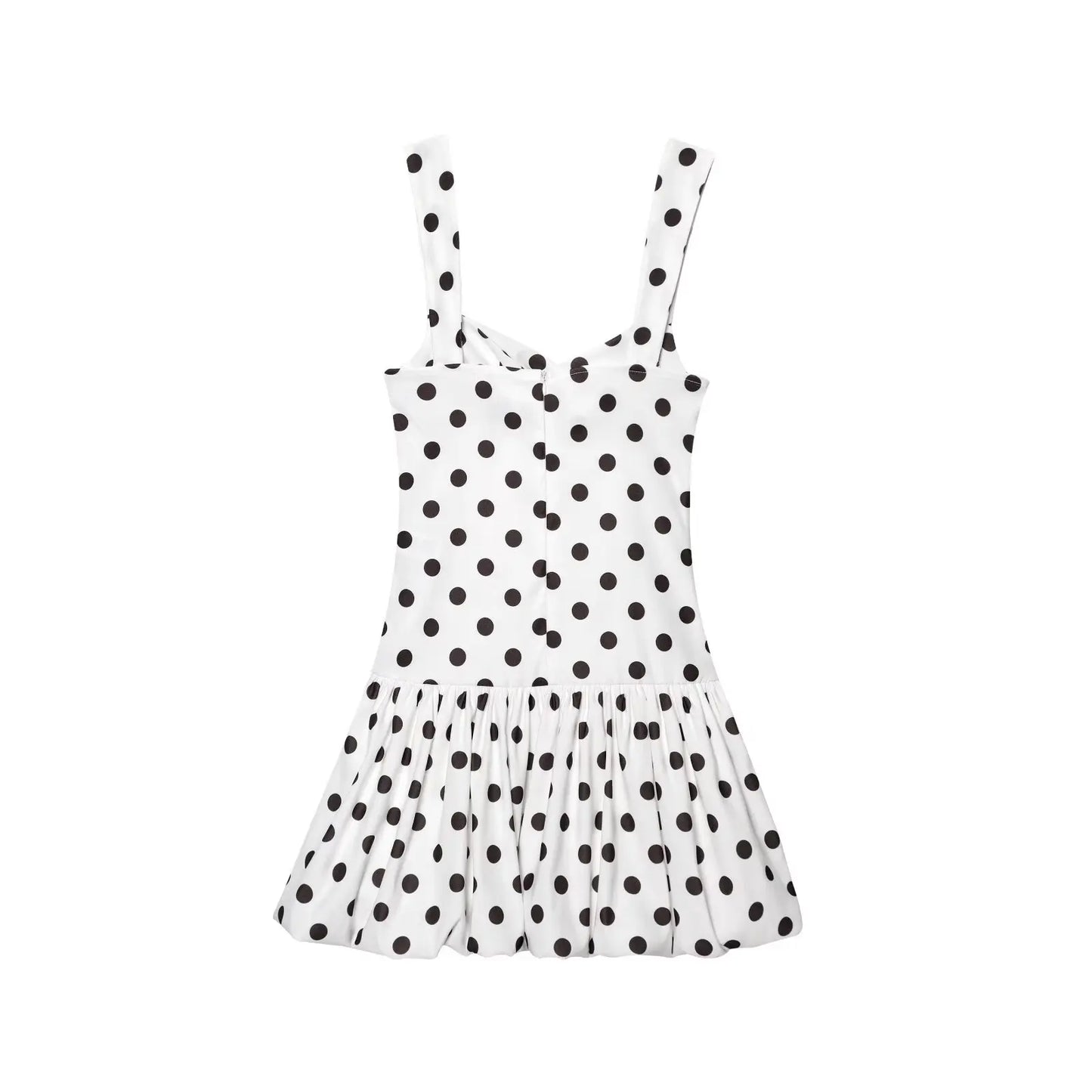 Retro chic polka dot mini dress