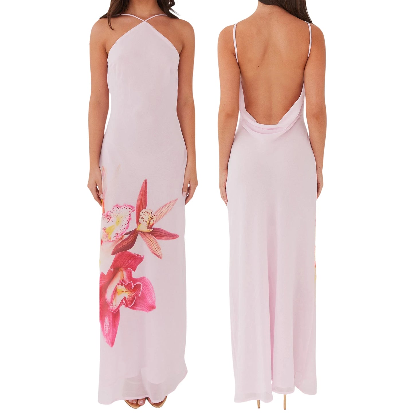 Flower Party Long Dress
