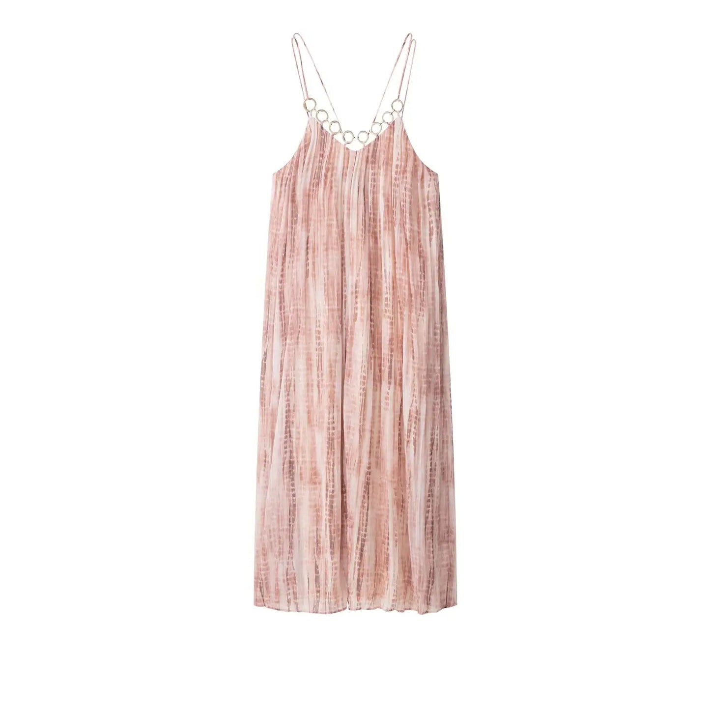 Straight Sling Midi Dress