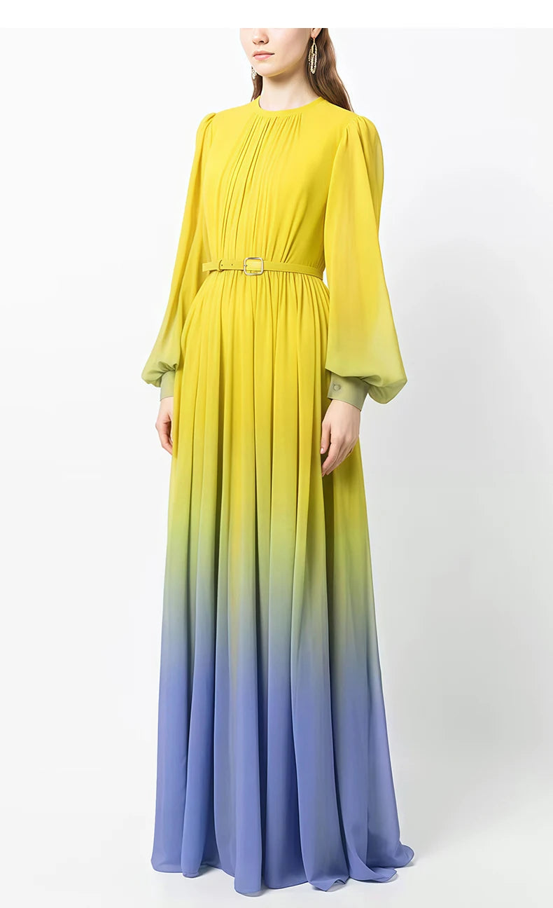 Gradient Colored Dress