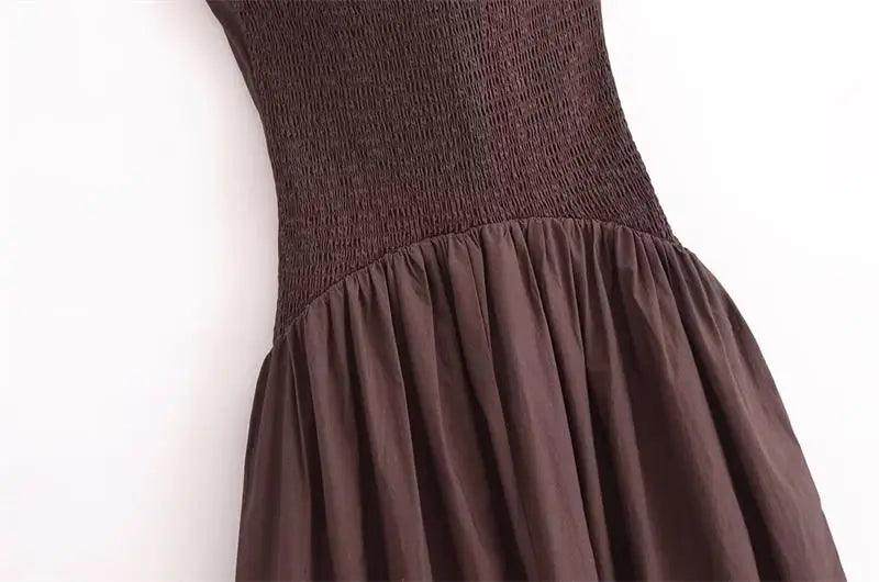 Brownish Maxi Dress