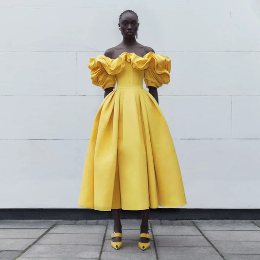 Yellow Long Dress