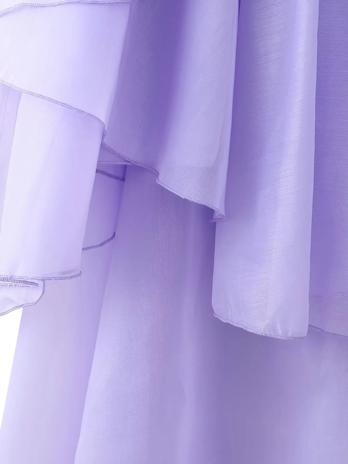 flower layered ruffled suspender dress