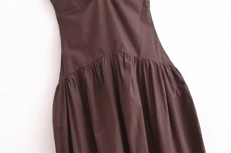 Brownish Maxi Dress