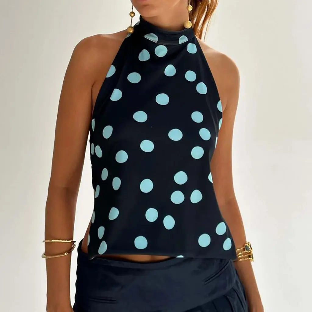 Backless Flower Top