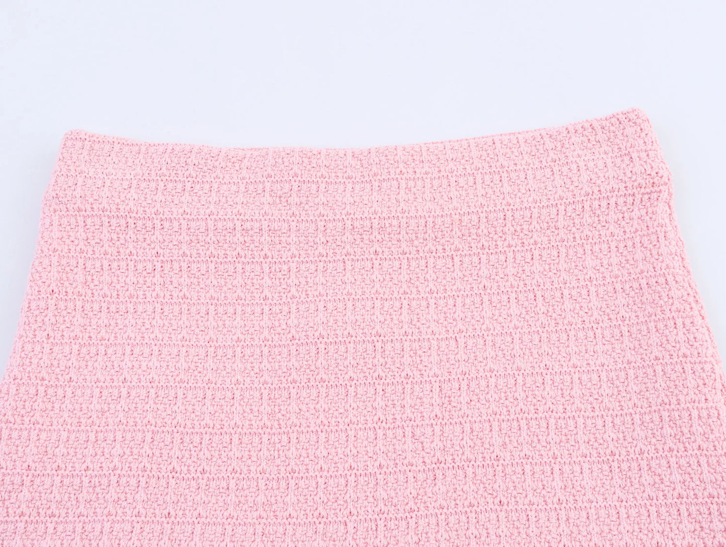 Short and Sleeve Knitted Cardigan Half Skirt Set