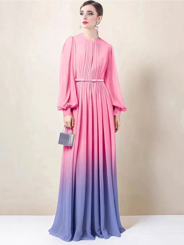 Gradient Colored Dress