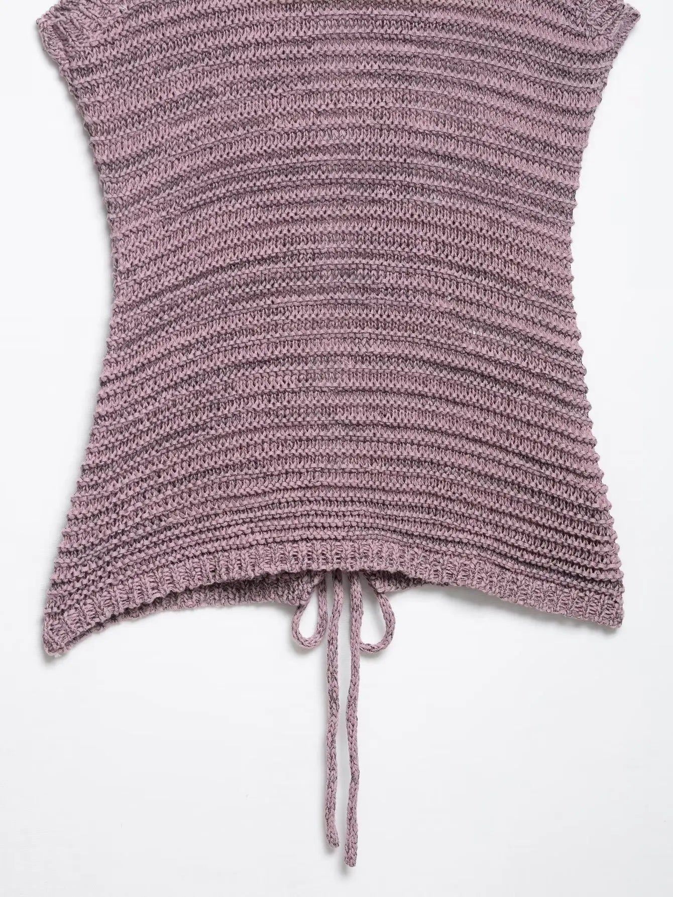 knitted two-piece suit