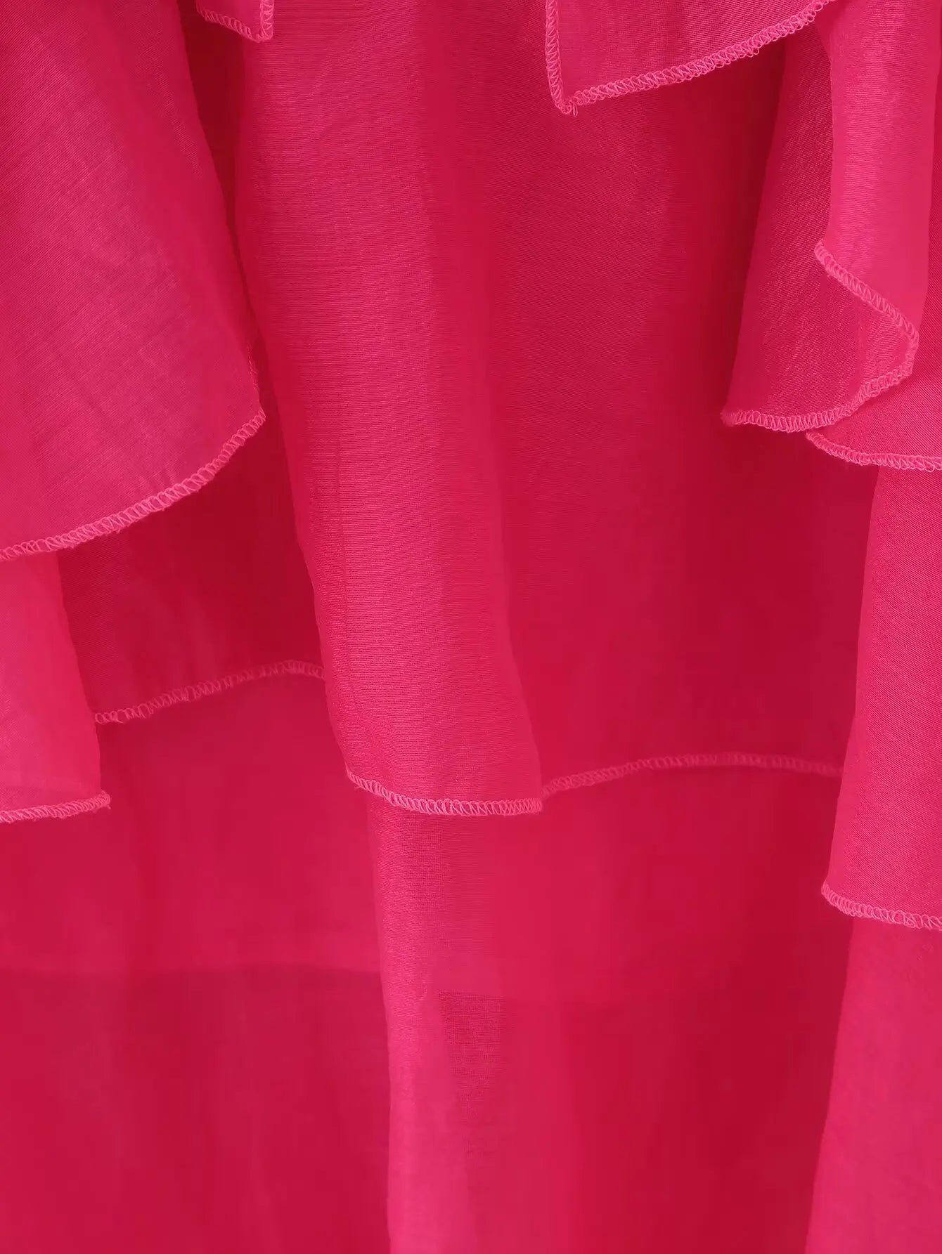 ruffled short dress