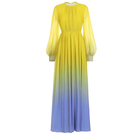 Gradient Colored Dress