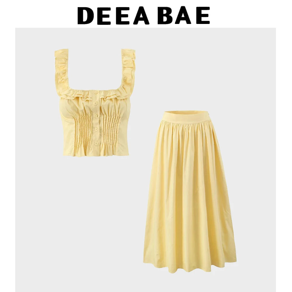 High Waisted Skirt and Top