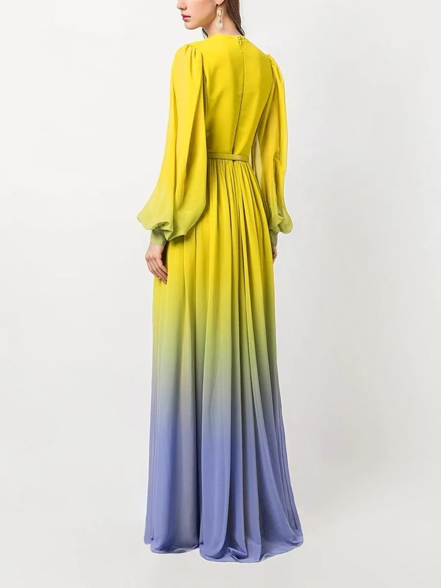 Gradient Colored Dress
