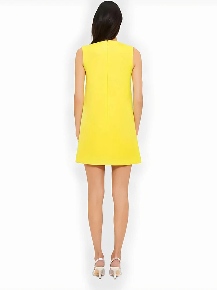 Flowers Splicing Dress