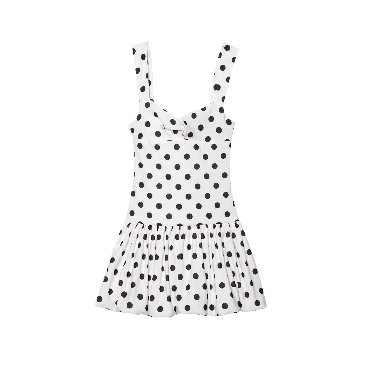 Retro chic polka dot mini dress