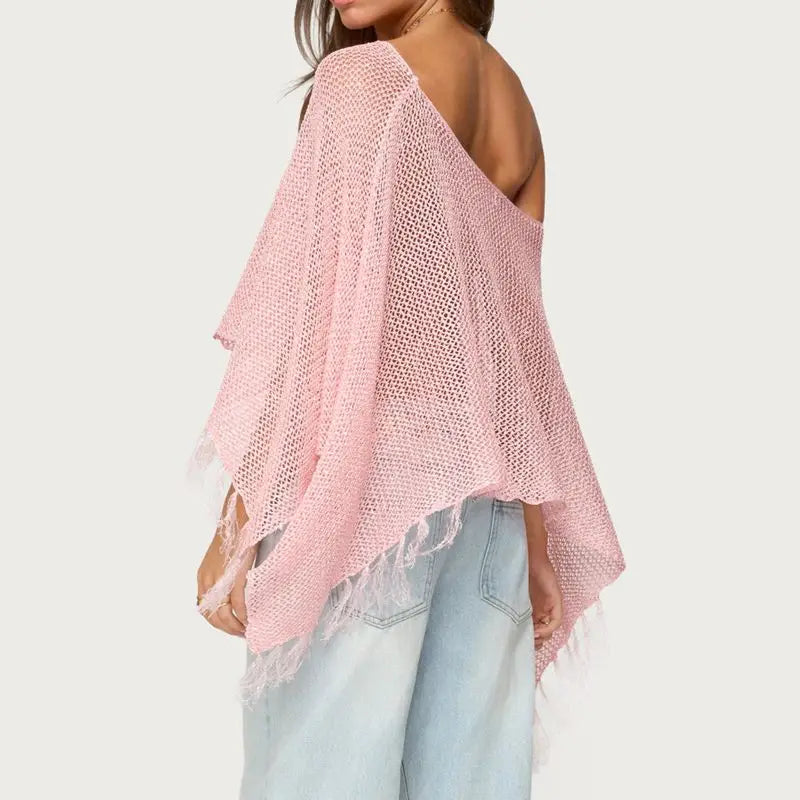 Off Shoulder Knitwear Top
