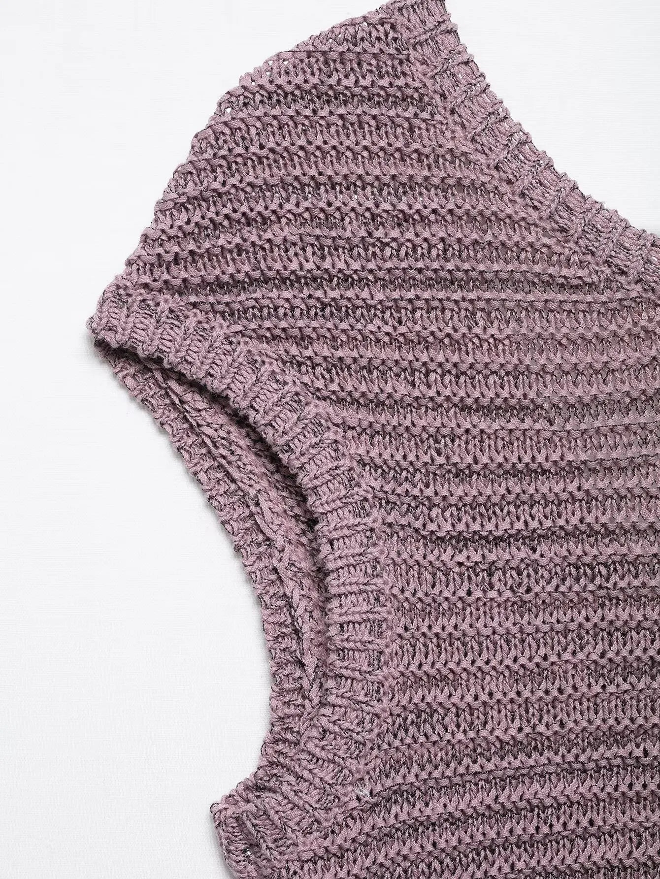 knitted two-piece suit